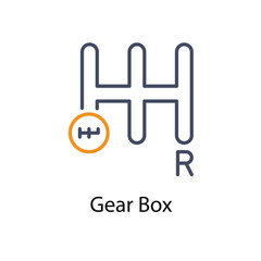 Gear Box vector icon