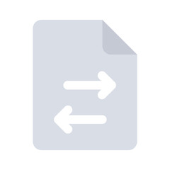 Get this beautiful icon of file transfer in modern style