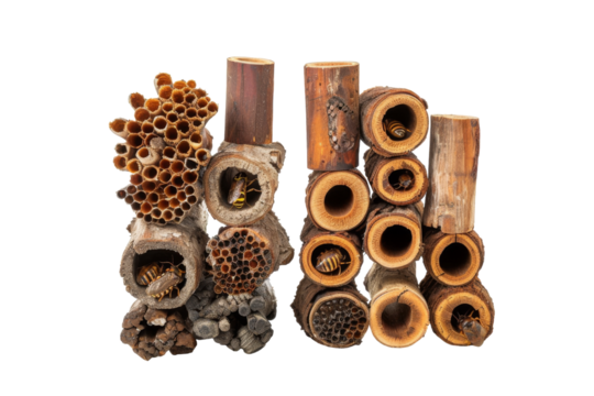 Genuine Insect Hotels: Unveiled Isolated On Transparent Background