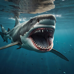 Obraz premium Sharks Underwater 