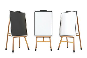 Interactive Whiteboards Uncovered: True Depiction Isolated On Transparent Background