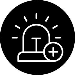 Ambulance Siren Icon Style