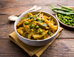 Patta Gobi Sabji OR Cabbage sabzi