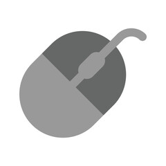 Icon of computer mouse, editable vector