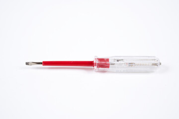 
electric control pen on a white background