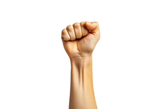 Motivational arm Isolated On Transparent Background