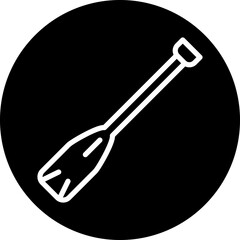 Canoe Paddle Icon Style