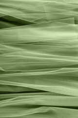 Beautiful sage green fabric as background, closeup
