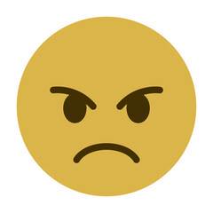 Obraz premium Angry icon