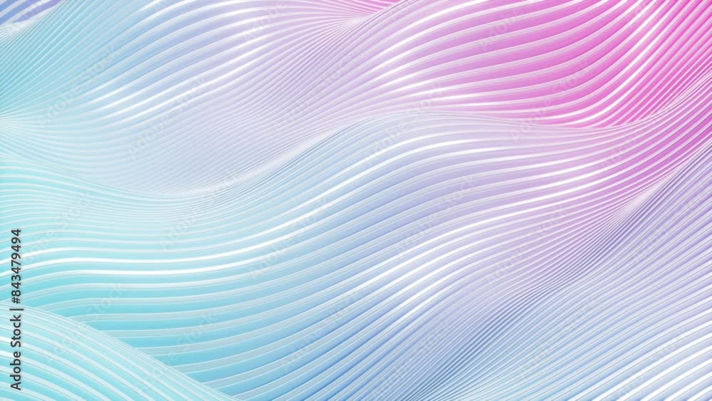 Poster gradient abstract curve background, 3d rendering.