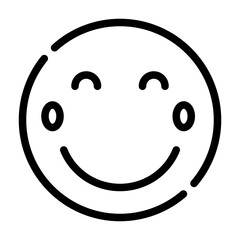 Fototapeta premium Blush Cheek icon