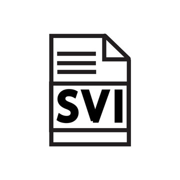 SVI File Document Icon, Ideal for Digital and Office Graphics