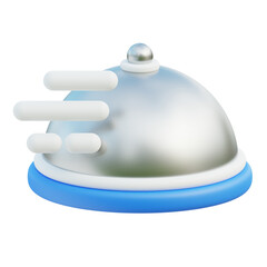 3D Fast Food Delivery. Delivery and Logistic.