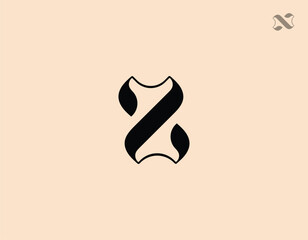 Letter Z nature leaf logo design with eps 10