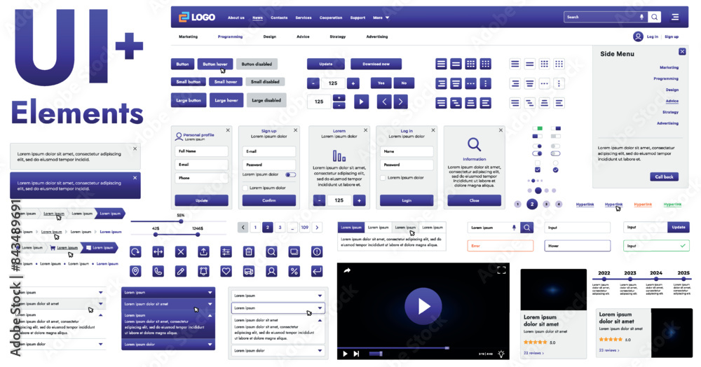 Poster these graphic components provide a comprehensive approach to the development of interfaces that meet