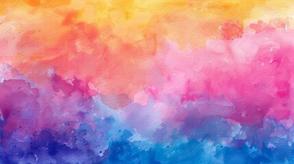 Fototapeta premium Gradient Watercolor Abstract in Pink and Purple