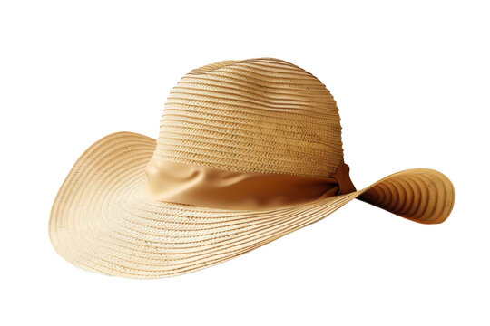 Genuine Snapshot: Sun Hats Close-Up Isolated On Transparent Background