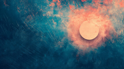 moon, sky, night, full, water, sea, dark, clouds, light, cloud, moonlight, ocean, blue, space,