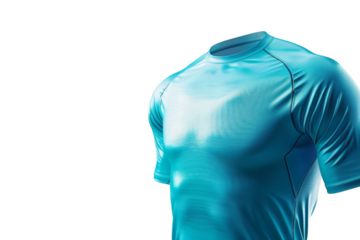 Sun Defense in Style: UV-Protection Swim Shirts Alone Isolated On Transparent Background