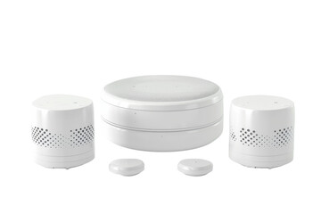 Serenity Essentials: White Noise Machines Alone Isolated On Transparent Background