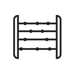 Abacus Icon, Perfect for Education and Mathematics Graphics