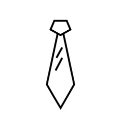 Tie Icon, Ideal for Fashion and Professional Illustrations