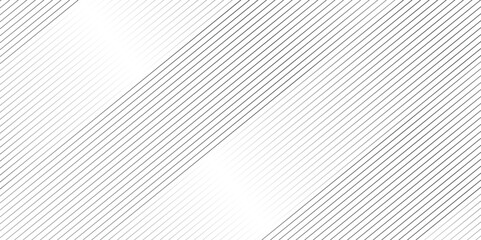 Fototapeta premium Vector Seamless geometric pattern black and white ribbed striped diagonal line pattern as gradient background. modern simple vector design, elegant modern black line background.