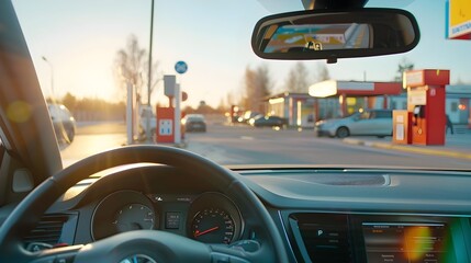 Refueling at a Self-Service Gas Station from Driver's Perspective