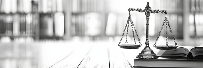 simple banner for a law firm on white background style photostock