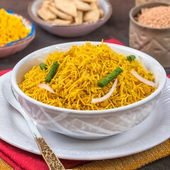 Barik sev or besan sev