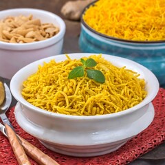 Barik sev or besan sev