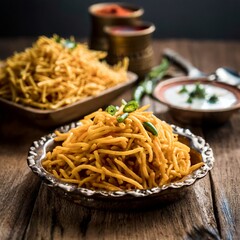 Barik sev or besan sev