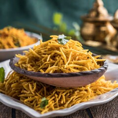 Barik sev or besan sev