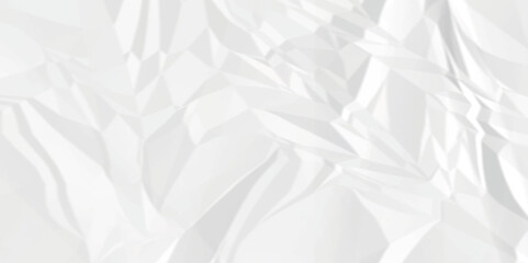 White crumpled paper texture. White wrinkled paper texture. White paper texture. White crumpled and top view textures can be used for background of text or any contents.