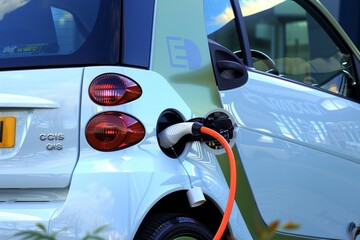 Charging electric car using an electric diesel generator for sustainable energy supply