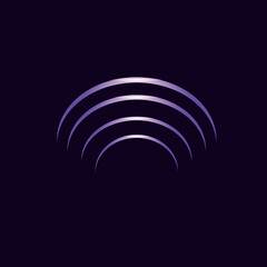 wi fi wave. vector illustration