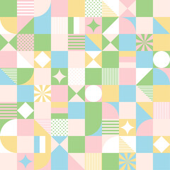 シームレス背景パターン_幾何学模様