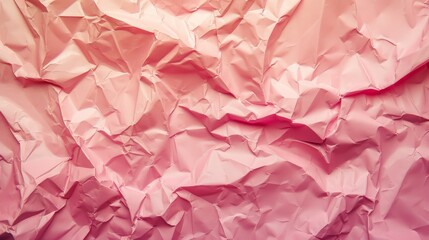 Soft Pink Crumpled Paper Texture background