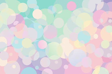 A bokeh overlay with soft pastel colors
