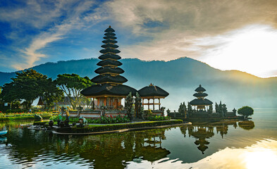 Ulun Danu Beratan temple, Bali, Indonesia