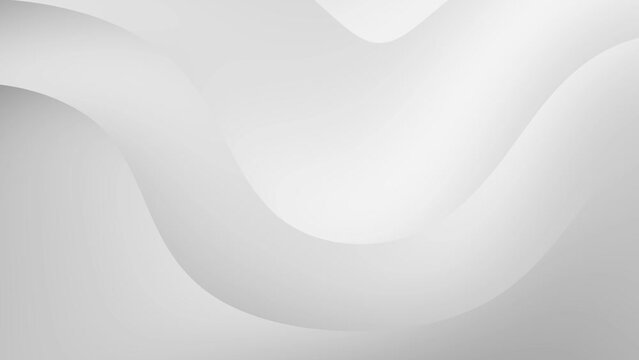 Minimalist grey wave pattern loop background animation.