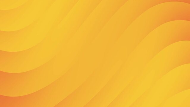 Modern abstract orange gradient wave pattern loop background animation.