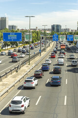 Highways Highway specially designed and built for motorized traffic, which does not serve the farms that border it