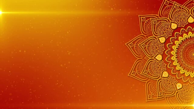 Background Happy diwali greeting motion diya lamp. Happy deepavali animation 4K 3D light burning. celebration Deepavali traditional Deepawali festival of lights Indian culture Indian Festival Crackers - Powered by Adobe