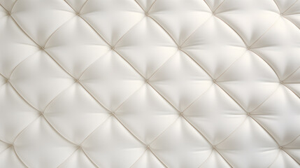 Fototapeta premium White fabric mattress texture top view background