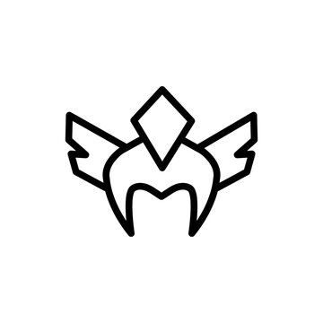 recommend clip art: Valkyrie Icon, Ideal for Mythology and Fantasy Illustrations