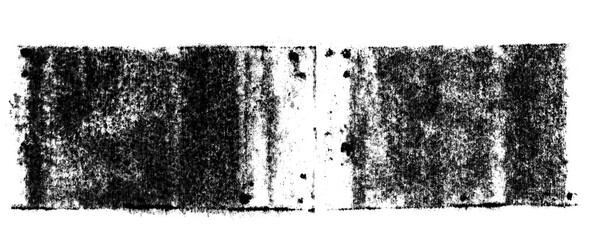 linocutting paint roller texture on fabric or thick paper isolated, design asset.