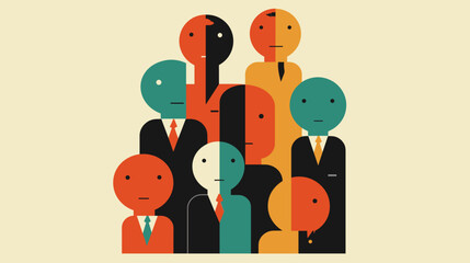 多様性を表現したイラスト