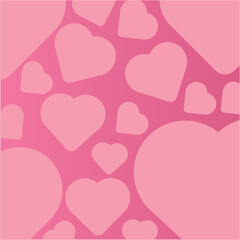 love and heart beautiful illustrator design