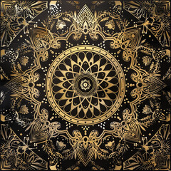 Mandala art creative decoration colorful artwork 